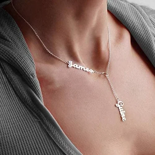 silver necklace